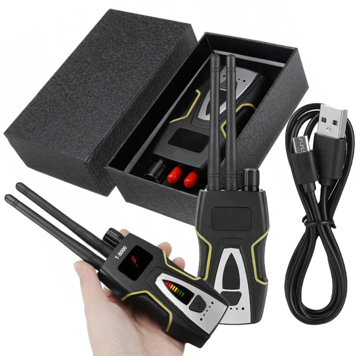 Wykrywacz podsłuchów Mking MK8000 2 antenowy