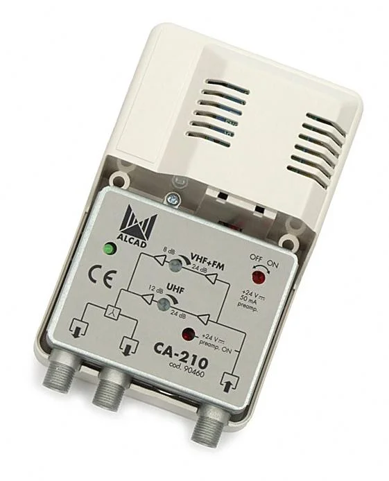 wzmacniacz alcad ca 210 vhf uhf 1we2wy wielozakresowy 2b917ace094748359969f8d433d8e7d9