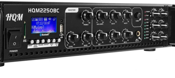 wzmacniacz hqm2250bc radio fmmp3bluetooth 250w 0c5cc560bb5e4d58aee88ba26b8edcbb