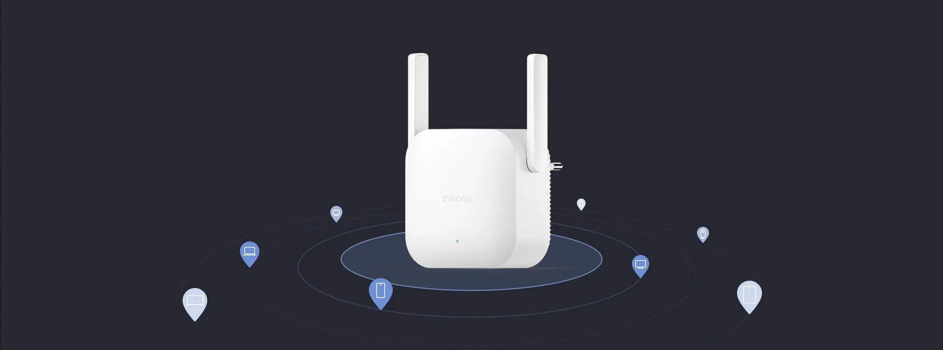 Xiaomi Wi-Fi Range Extender N300 - możliwość obsługi do 16 urządzeń podłączonych jednocześnie!
