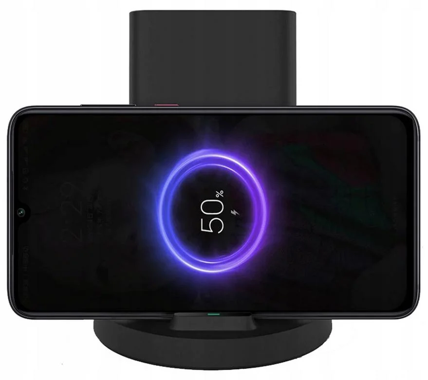 Xiaomi Mi 20W Wireless Charging Stand - ładowarka bezprzewodowa do ładowania telefonu tak w pionie, jak i w poziomie