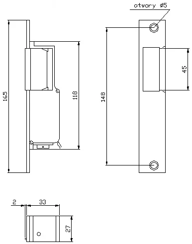 zaczep elektra r2 waski prawy 1340 804153a7092c417eb11ed9bd10be138e