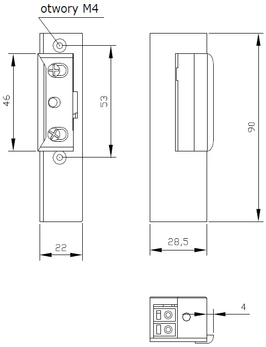 zaczep elektra r3 bez blok lewy 1433 e850e74861c746a494b7e4896d7be60f