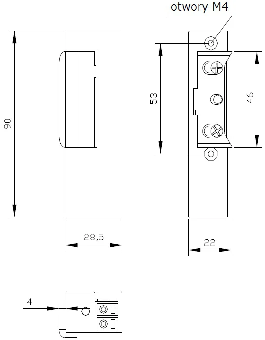 zaczep elektra r3 bez blok prawy 2191 0e744797de5e486c9c8ce07c8130ac6c