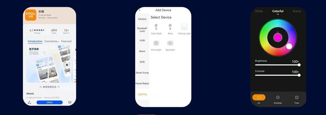 Żarówka Imou CL2B - prosta obsługa i szybkie połączenie