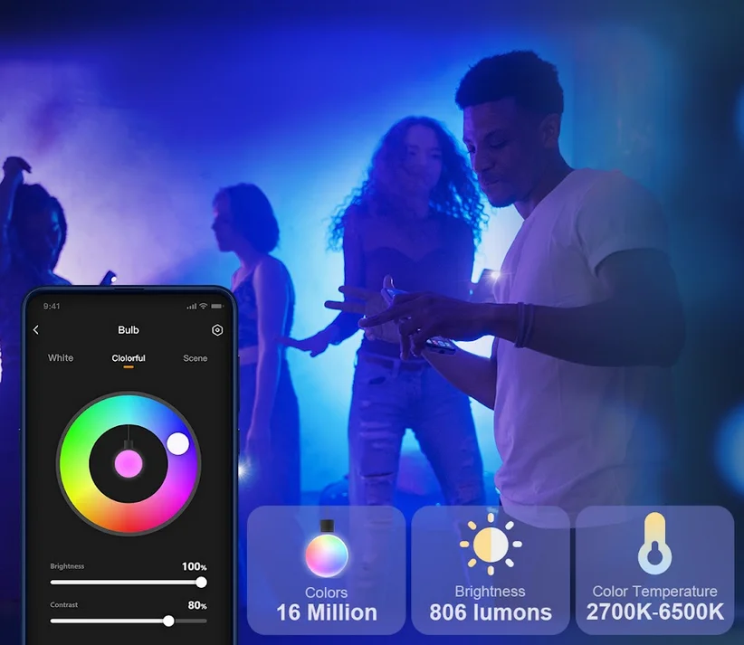 Żarówka Imou CL2B - 16 milionów prawdziwych kolorów