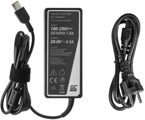 zasilacz adowarka do laptopa lenovo green cell pro ad39ap 20 6943383438bb497f89c5d9f78c7af9e7