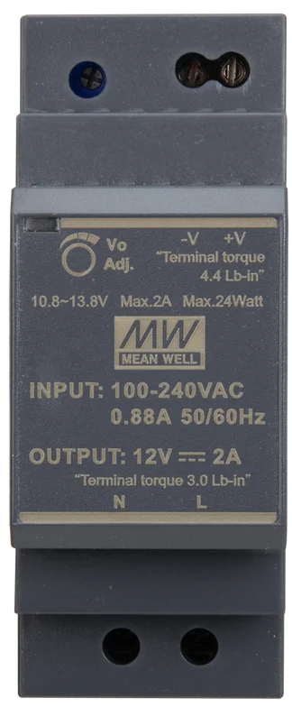 zasilacz impulsowy na szyne din mean well hdr 30 12 12v30w2a d8c9aafa0f2f45479800f35710e9fb9e