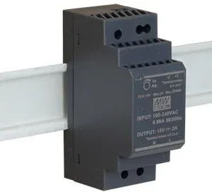 zasilacz impulsowy na szyne din mean well hdr 30 24 24v30w15 aa559e8965f44dd4bd52fdfe9502f942
