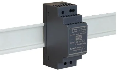 zasilacz impulsowy na szyne din mean well hdr 30 24 24v30w15 aa559e8965f44dd4bd52fdfe9502f942