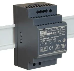 zasilacz impulsowy na szyne din mean well hdr 60 12 12v60w45 f6bb9efd4fdc4de7a42e8ef33ad91b9d