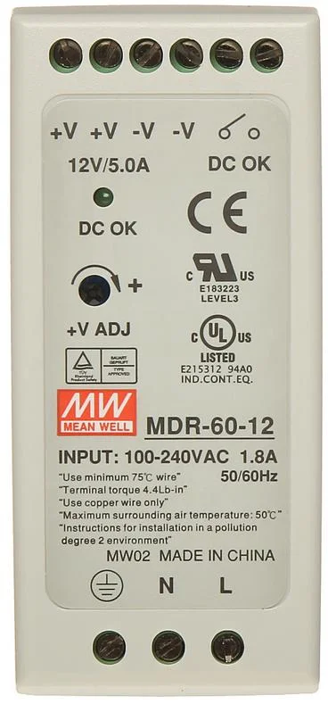 zasilacz na szyne din mdr 60 12 c91ea87e4c624f21a380e805fab52981