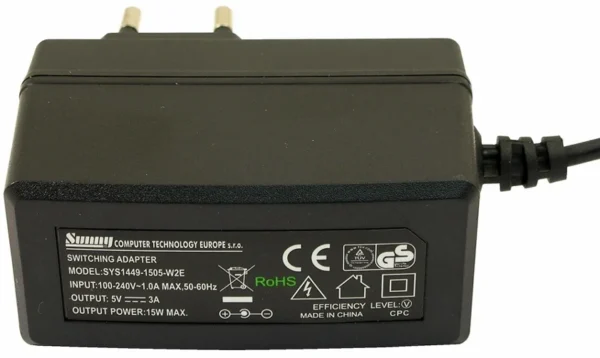 zasilacz sunny 5v 3a 3 lata gw 4505d005d2d74d028bec297fe48f49e9