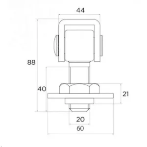 zawias psg 61013 do wspawania gwint m20 regulowany 9bc004a2c45d4e1bbc5ed716f14bc662