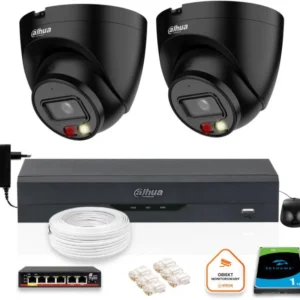 zestaw 2 kamery ip dahua 4mpx ipc hdw1439v a il black dysk 5ddfa2a44720493a9d5e0f9c7be6c162