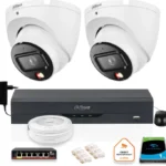 zestaw 2 kamery ip dahua 6mpx ipc hdw1639t a il 0280b s6 dys 0147f3b667074d7e948e0771c9f28d28