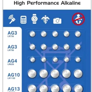 zestaw 30 baterii 15v 10x ag3 lr41 5x ag4 lr626 5x ag10 lr11 a2c8e337ead24ce582be5c073b533eaa