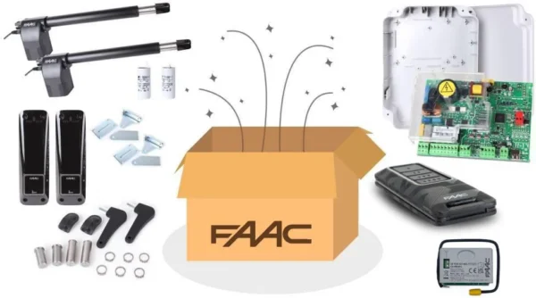 zestaw alfa fds faac 414 do 8m bram dwuskrzydowych ded897e4e74641b1a56fefdc20c15701