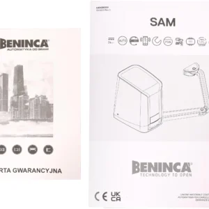 zestaw beninca ksam24pm do 5m bram dwuskrzydowych 968f2d86c45a427d9b657e65d03497d3
