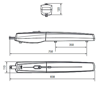 Specyfikacja techniczna i wymiary: