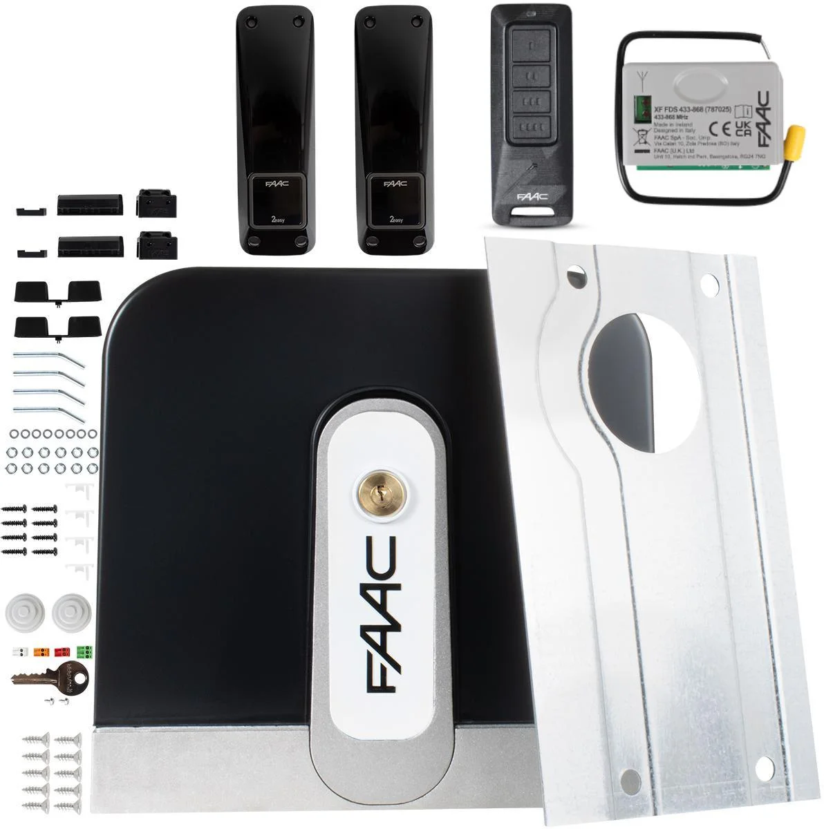 Zestaw Cyclo C721 FDS - FAAC 24V do 800kg bram przesuwnych