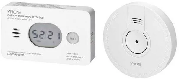 Zestaw Bateryjnych Czujników Dymu i Tlenku Węgla – Bezpieczeństwo na Wyciągnięcie Ręki