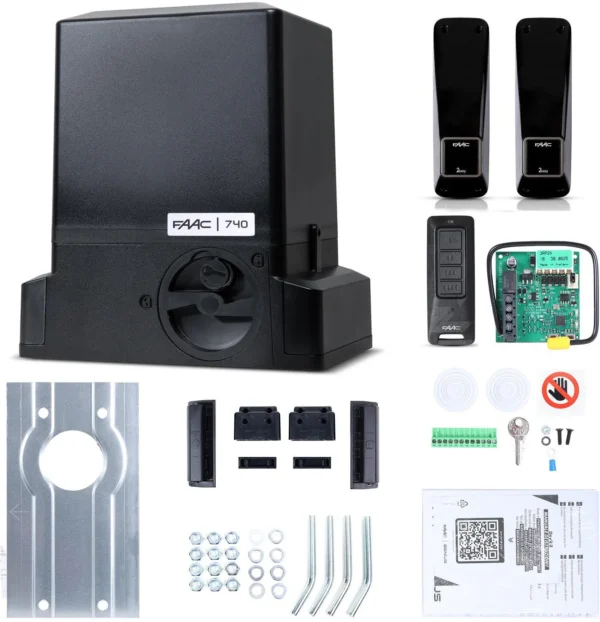 zestaw delta 2 fds faac 740 do 500kg bram przesuwnych ff649a90f00c41d8a632940bfe9c1d15