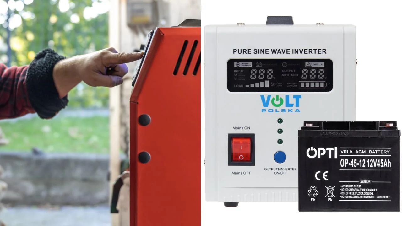 Zestaw do awaryjnego zasilania 45Ah 500W