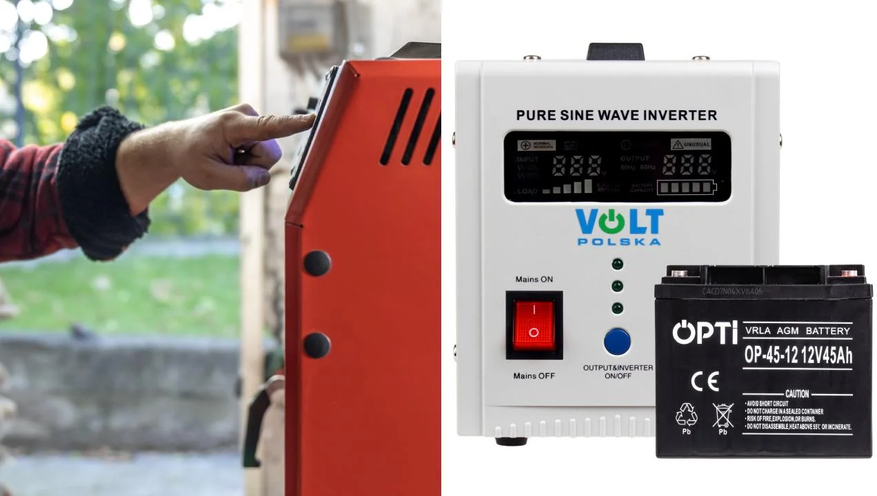 Zestaw do awaryjnego zasilania 45Ah 800W