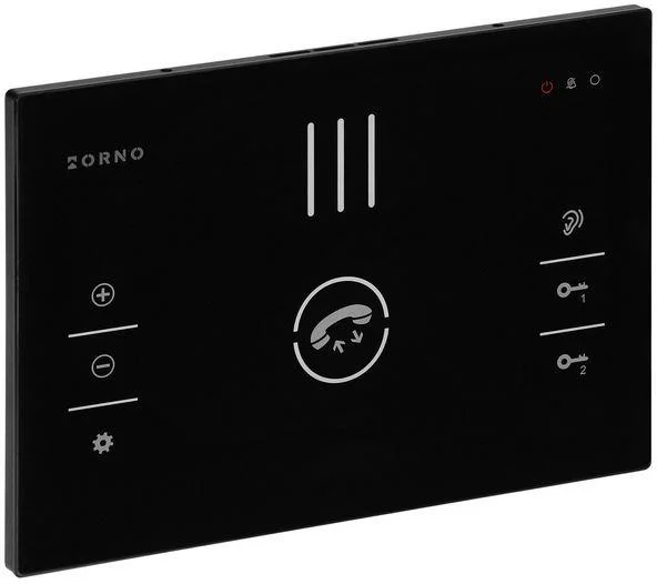 Zestaw domofonowy Orno SANDI OR-DOM-BA-933/B z nowoczesnym, dotykowym unifonem bezsłuchawkowym