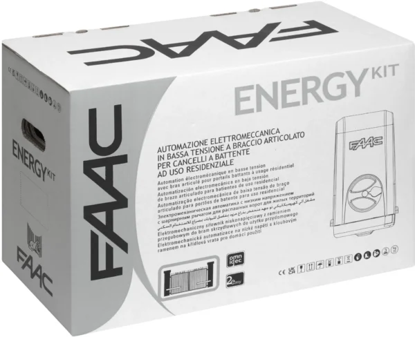 zestaw energy fds faac 392 24v do 5m bram dwuskrzydowych 2694f7a7240c43bb89f739d8386eda5b