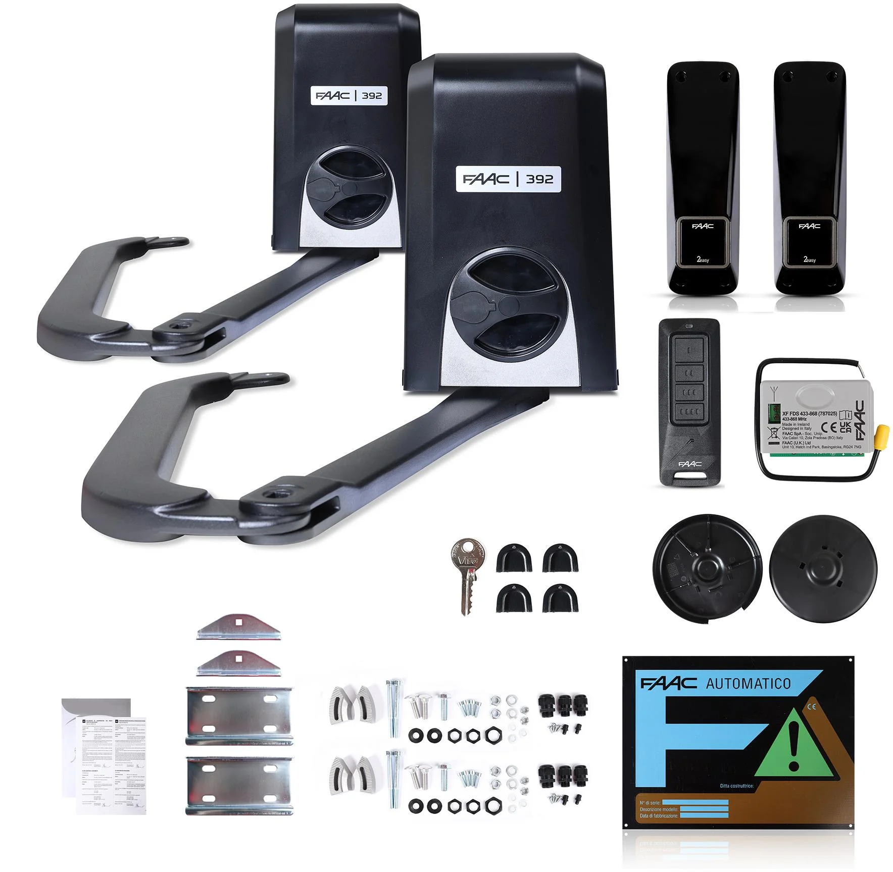 Zestaw Energy FDS - FAAC 392 24V do 5m bram dwuskrzydłowych