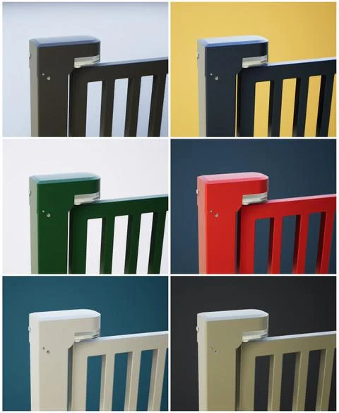 Zestaw FAAC S2500I do 5m bram dwuskrzydłowych (kolor RAL7021)