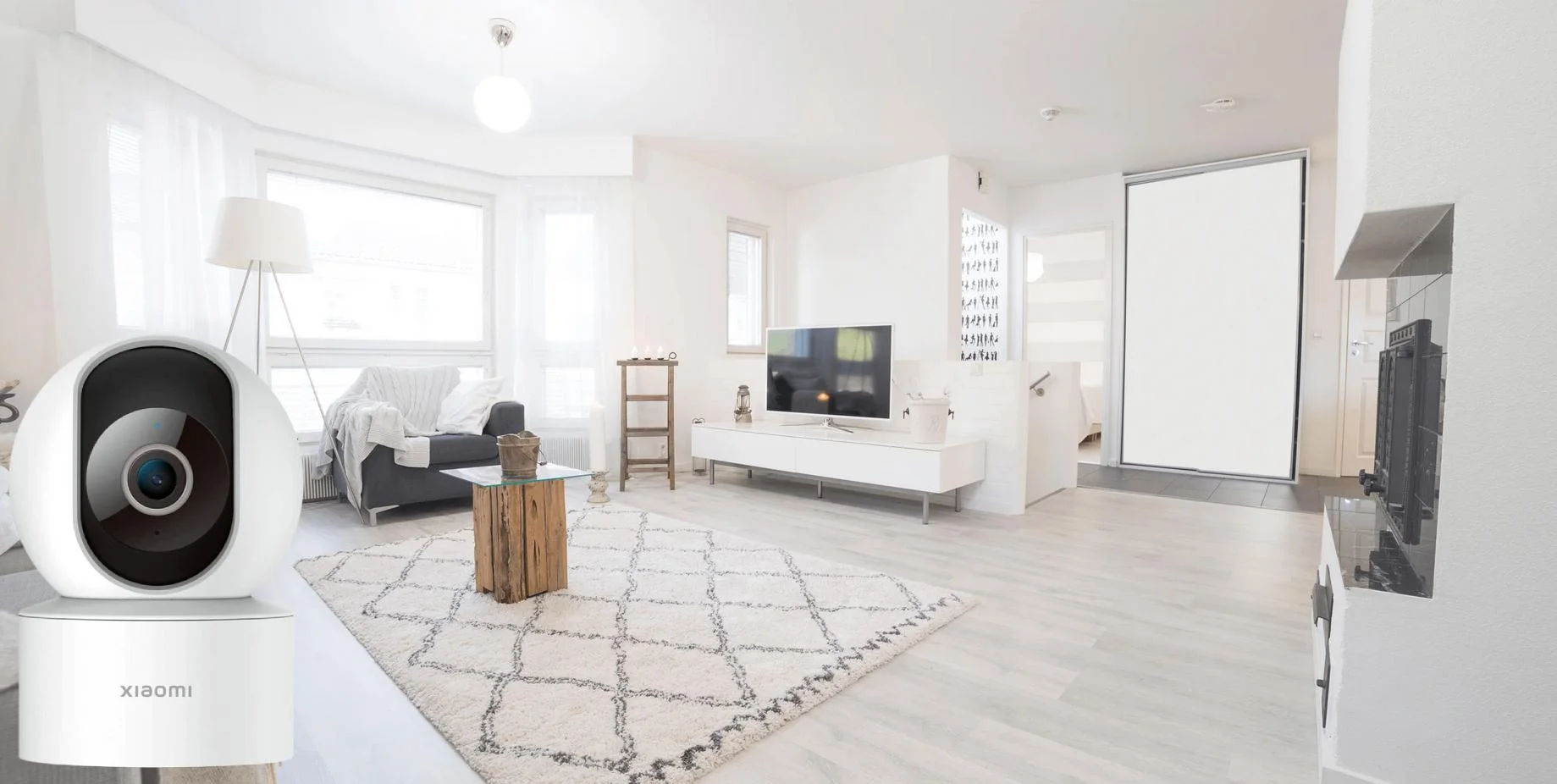 Kamera IP Xiaomi Mi Smart Camera C200 2 MPx WiFi - funkcja obrotu, pochylenia i powiększenia