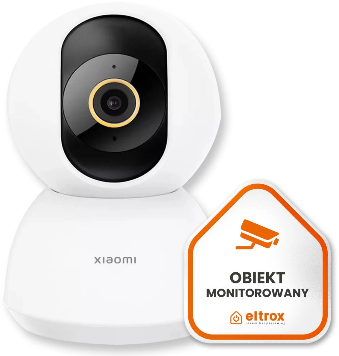 Pełnokolorowa kamera IP 2K Xiaomi C300 zestaw z naklejką OBIEKT MONITOROWANY - najważniejsze cechy: