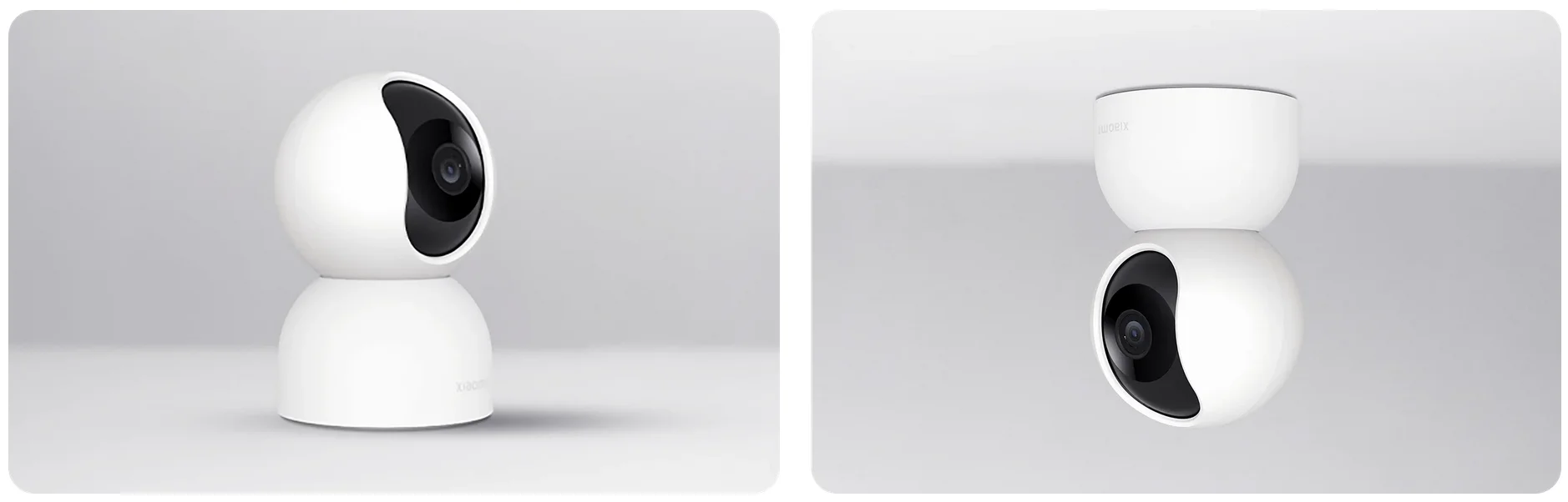 Kamera IP Xiaomi Mi Smart Camera C400 - montaż na płasko oraz odwrócony, dla jeszcze lepszego dostosowania do Twoich potrzeb