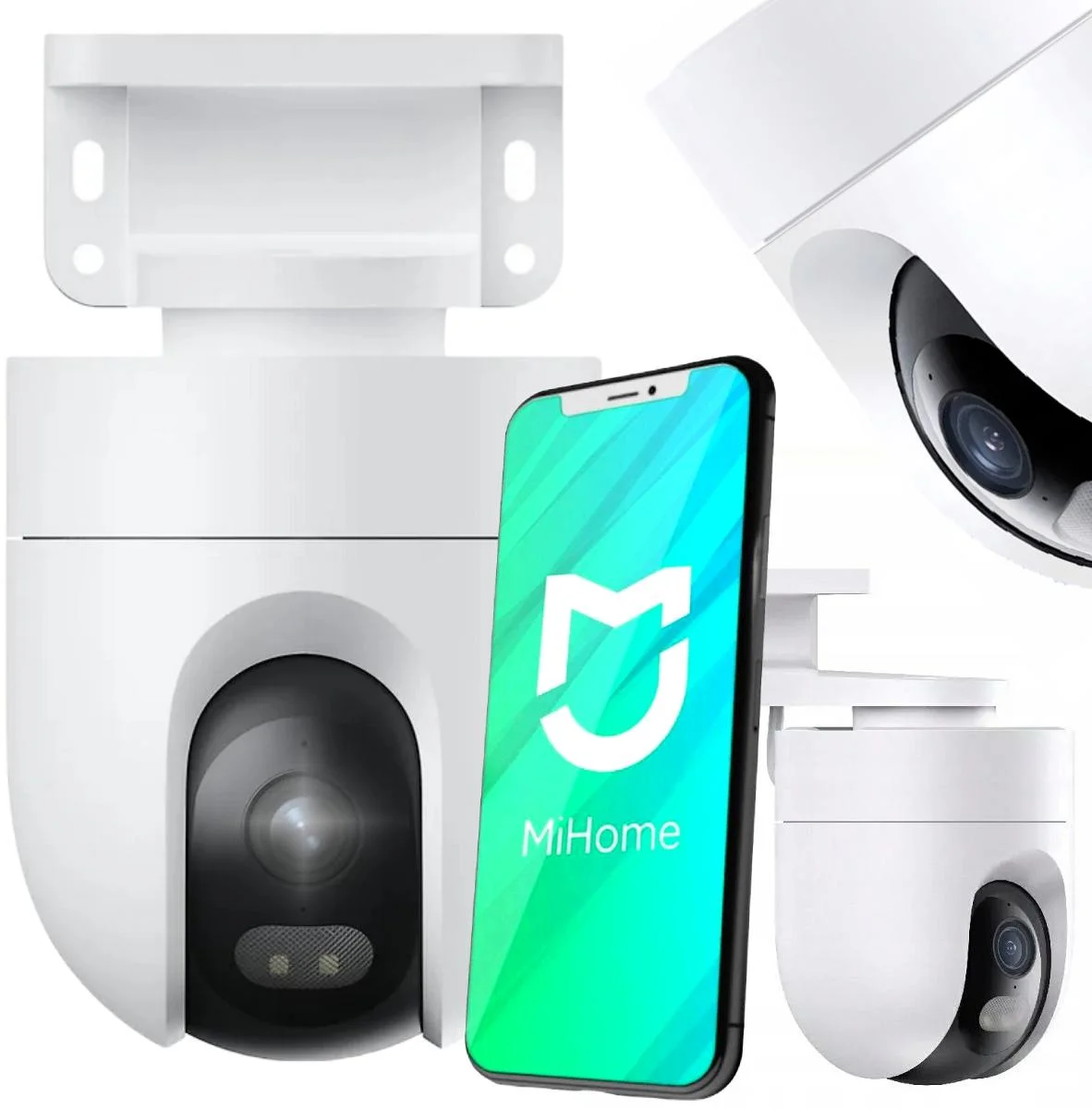 Wodoodporna obrotowa kamera zewnętrzna IP Wi-Fi 2,5K 4MPx Xiaomi Outdoor Camera CW400 - najważniejsze cechy urządzenia monitorującego: