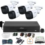 zestaw monitoringu dahua 4 kamery tubowe 5mpx dysk 1tb 453b97de9841408aac5482bd336744cb