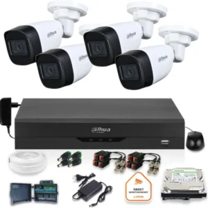 zestaw monitoringu dahua 4 kamery tubowe 5mpx dysk 1tb 453b97de9841408aac5482bd336744cb