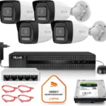 zestaw monitoringu hilook 4 kamery ip ipcam b8 30dl z dyskie f35560627c2143e4a6ca1e33f8506fba