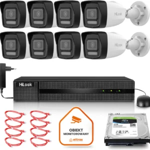 zestaw monitoringu hilook 8 kamery ip ipcam t4 p 7b072ae82fd44c6c80943e4a5a8cc873