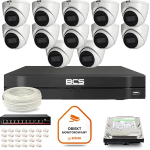 zestaw monitoringu ip bcs line 12x kamera bcs l eip14fsr3 ai 42a87f1360a04271b8ead8f8bbb5571f