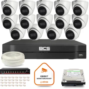 zestaw monitoringu ip bcs line 14x kamera bcs l eip14fsr3 ai a5f1a30741e540718542f13358b2df89