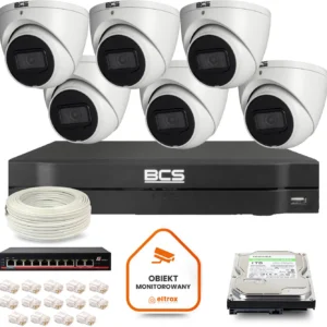 zestaw monitoringu ip bcs line 6x kamera bcs l eip14fsr3 ai1 7949ecd7f16048be9e993b1129e0c8e2