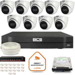 zestaw monitoringu ip bcs line 9x kamera bcs l eip14fsr3 ai1 f2e7a825030d4bf3b7c902406a028636
