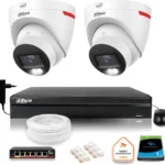 zestaw monitoringu ip dahua 2 kamery zewnetrzne wizcolor 2k 31e728d3be0d446cadc849a1f1b59a63