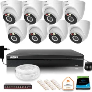 zestaw monitoringu ip dahua 2mpx 8 kamer zewnetrznych oswiet a04088378b9f4bc39e0d5474d8b6a30a