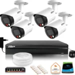 zestaw monitoringu ip dahua 4 kamer fullhd z podwojnych oswi 26314022857c41698e2e4a226dc82a11