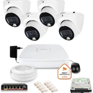 zestaw monitoringu ip dahua 4 kamery kopukowe 6mpx dysk 1tb 8bbfa1edd2c94f80a1784f88d758cd5c