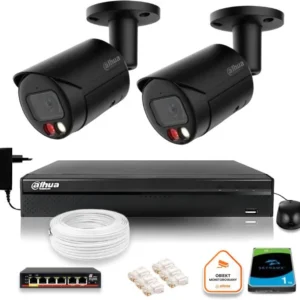zestaw monitoringu ip dahua 4mpx 2k 2 kamery czarne zewnetrz 635a818fdb834980a0e76dd71a8ed71a